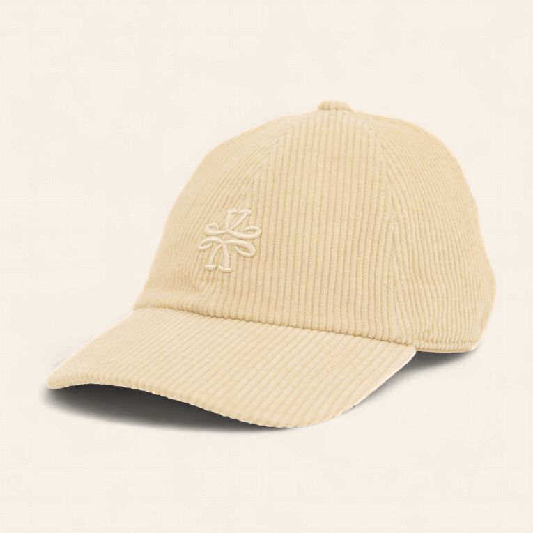 Jacob Cohën Corduroy Baseball Cap – Raw Light Beige