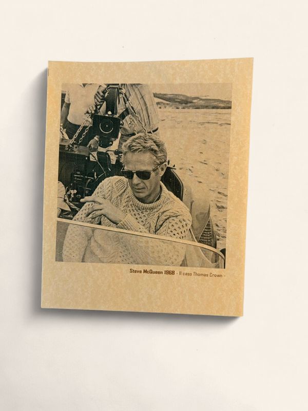 Rakki Knitwear -The King of Cool Sweater - Steve McQueen - Ivory