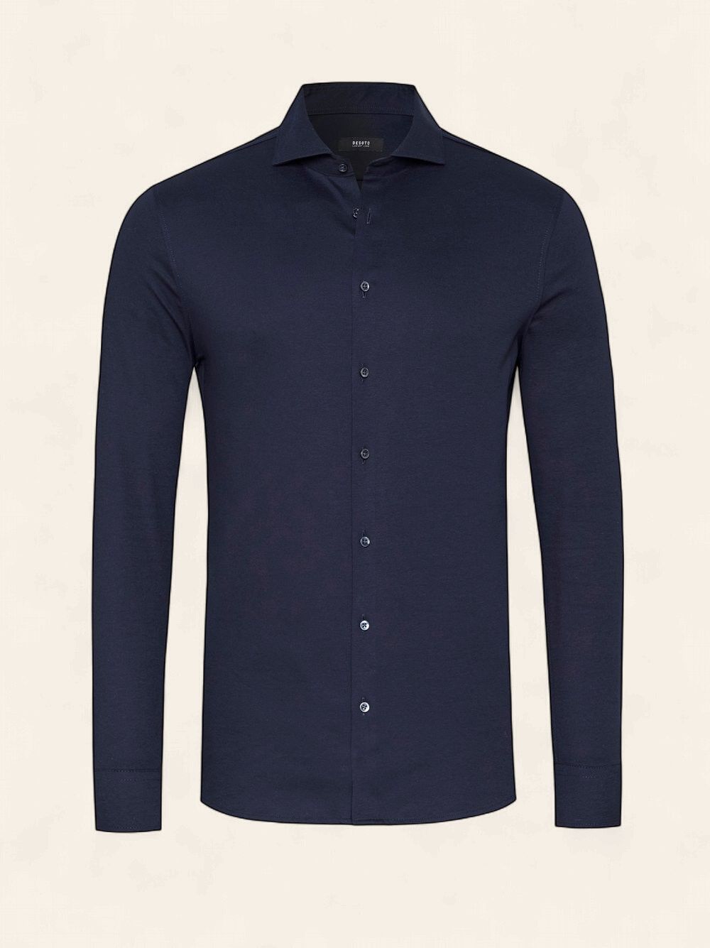 Desoto Luxury Line Shirt | Solid Dark Blue | 051