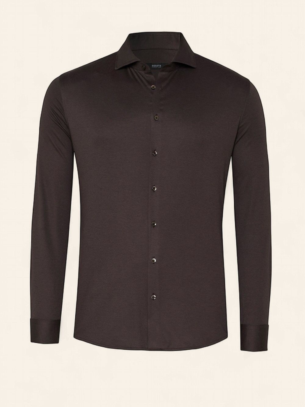 Desoto Luxury Line Shirt | Brown Piqué | 880