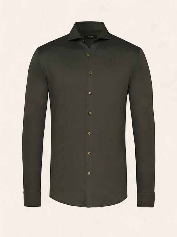 Desoto Luxury Line Shirt | Deep Moss Green | 061
