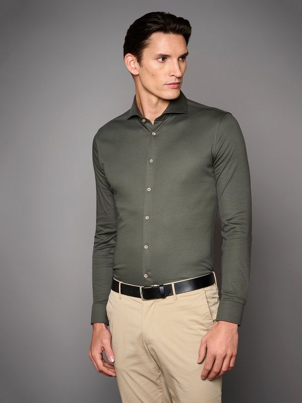 Desoto Luxury Line Shirt | Deep Moss Green | 061