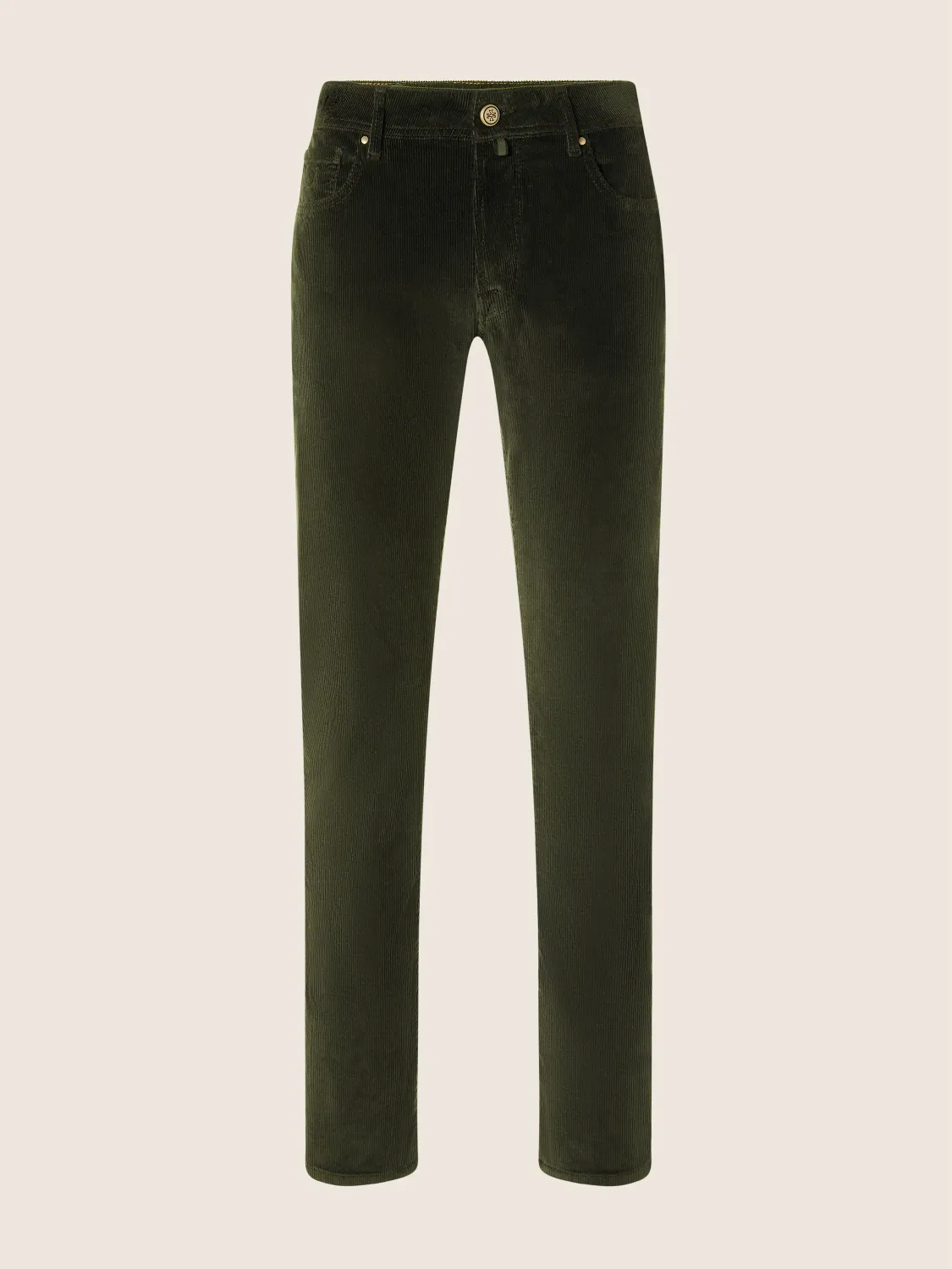 Jacob Cohën – Bard Stretch Corduroy | Algae  Green