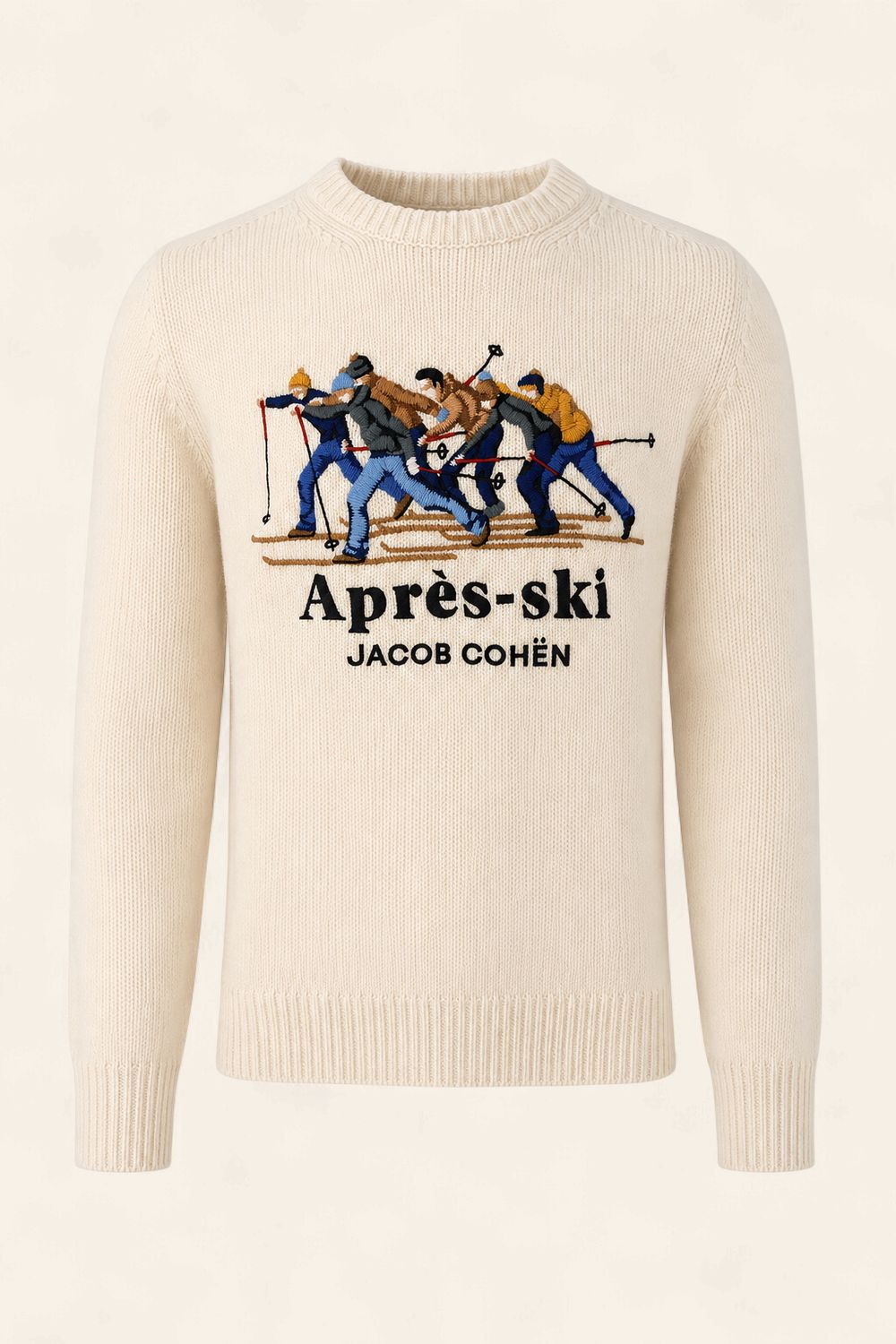 Jacob Cohën – Après-Ski Sweater | Cream White