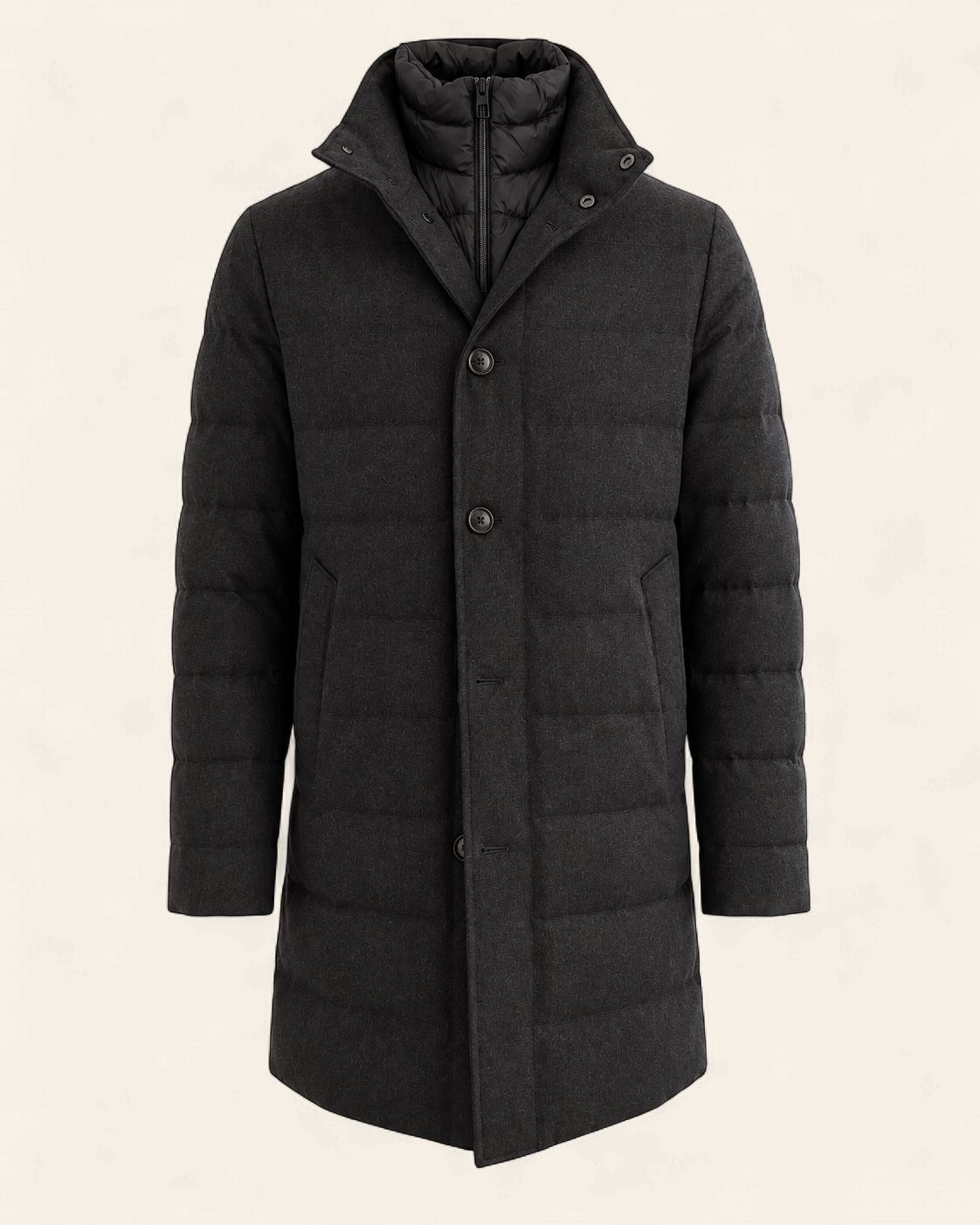 Montecore Down Coat | Parka | Asphalt Grey