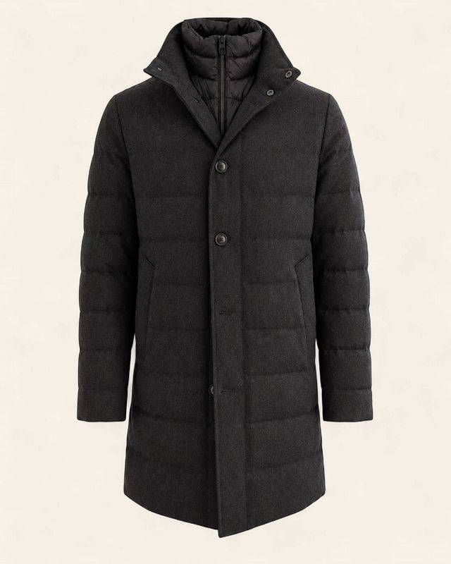 Montecore Down Coat | Parka | Asphalt Grey
