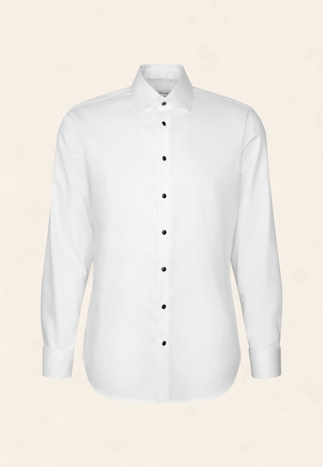 Seidensticker Slim Fit Smokingoverhemd – Wit | Studs