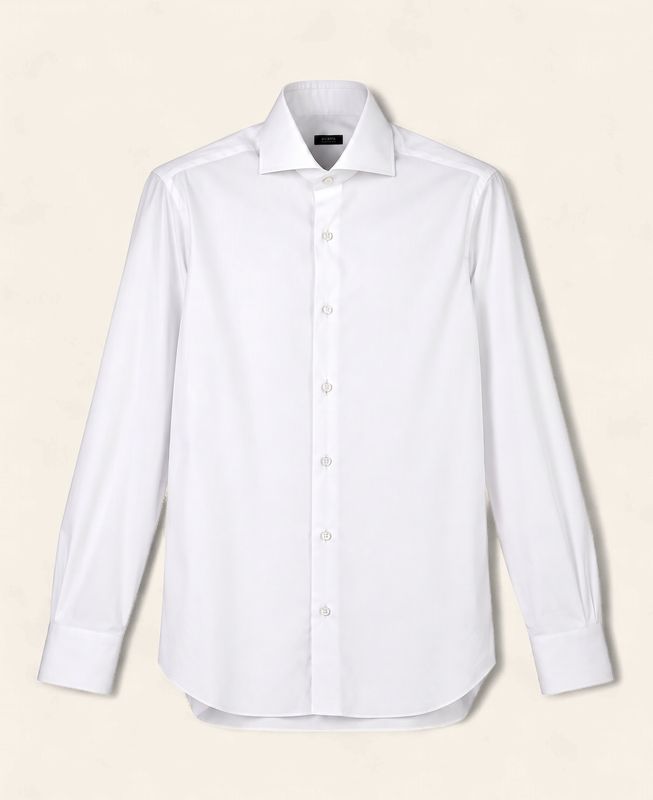 Barba Napoli– Stretch Overhemd | Wit