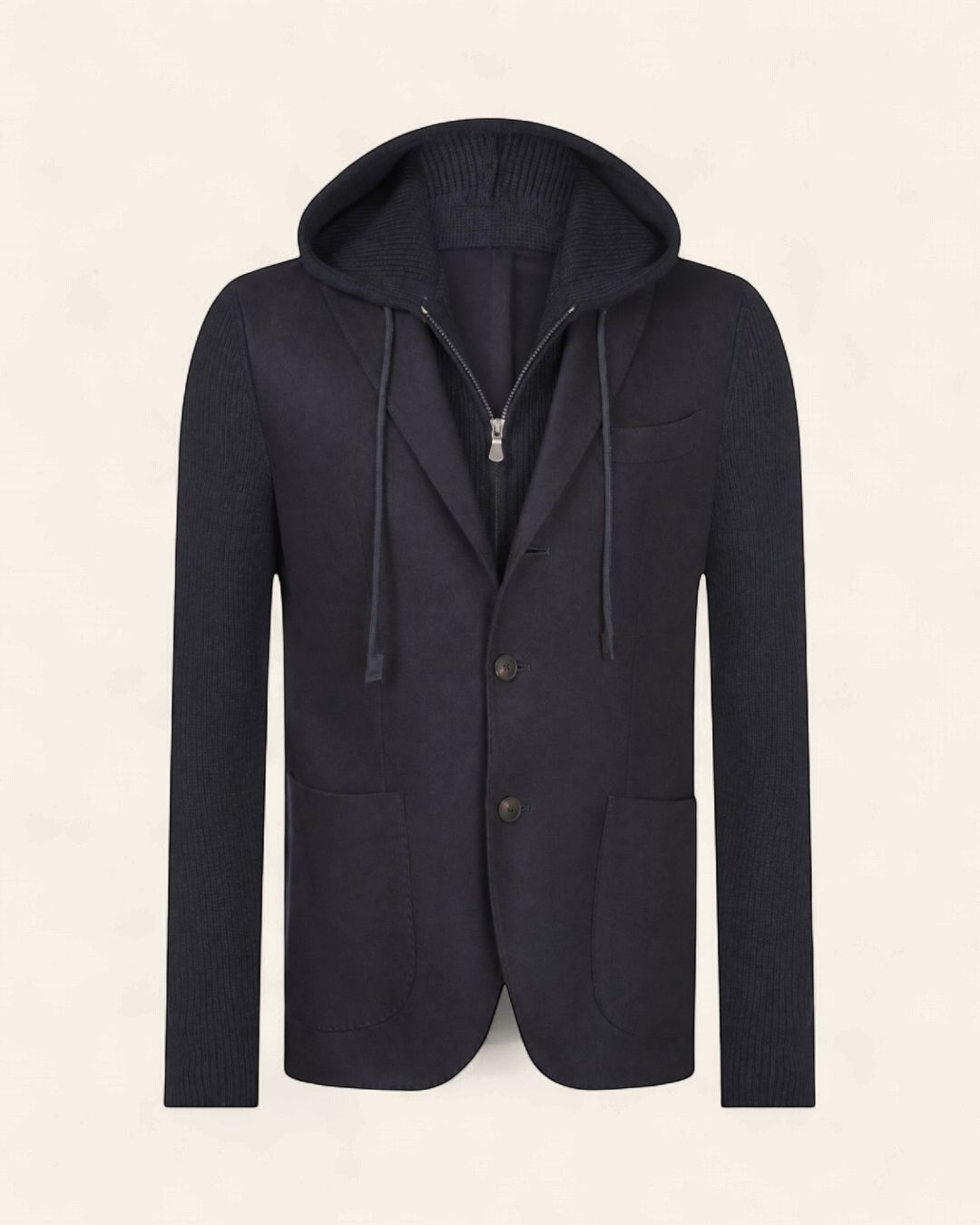 Gran Sasso – Jacket met Capuchon | Navy