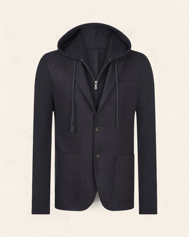 Gran Sasso – Jacket met Capuchon | Navy