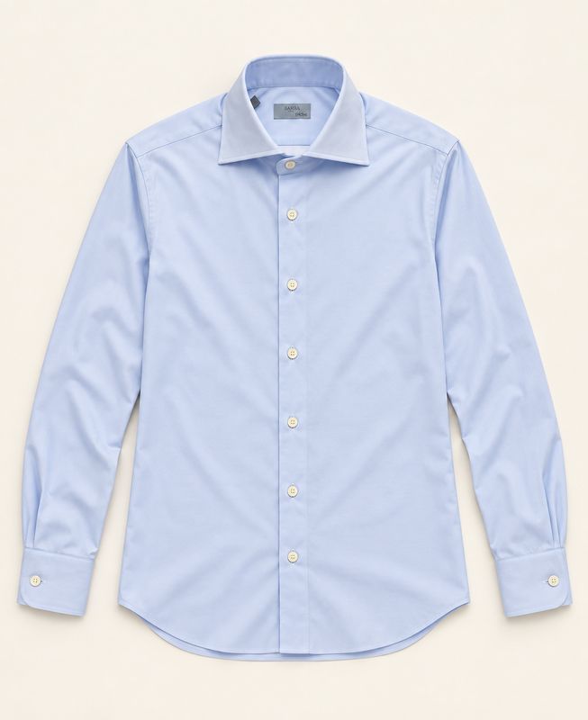 Barba Napoli – BActive Superstretch Overhemd | Lichtblauw