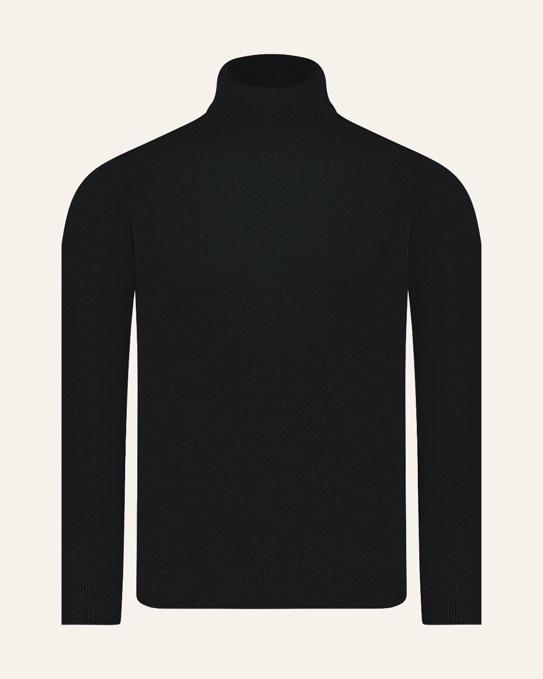 Gran Sasso – Wollen Turtleneck Trui | Zwart