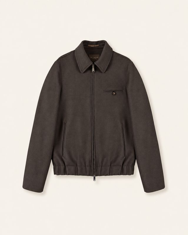 Slowear – Montedoro Wollen Bomber | Chocolat Brown