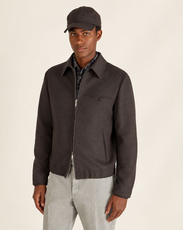 Slowear – Montedoro Wollen Bomber | Chocolat Brown