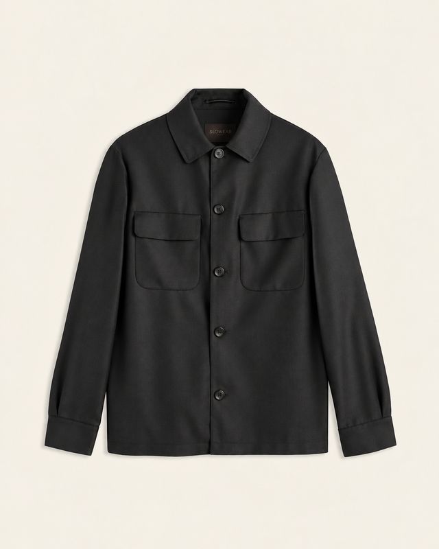 Slowear –Overshirt Suit  | Black Wool