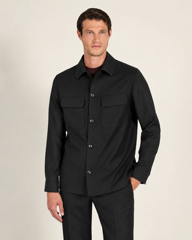 Slowear –Overshirt Suit  | Black Wool