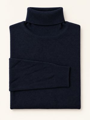 Harvie Blue Label – Merino Coltrui Navy