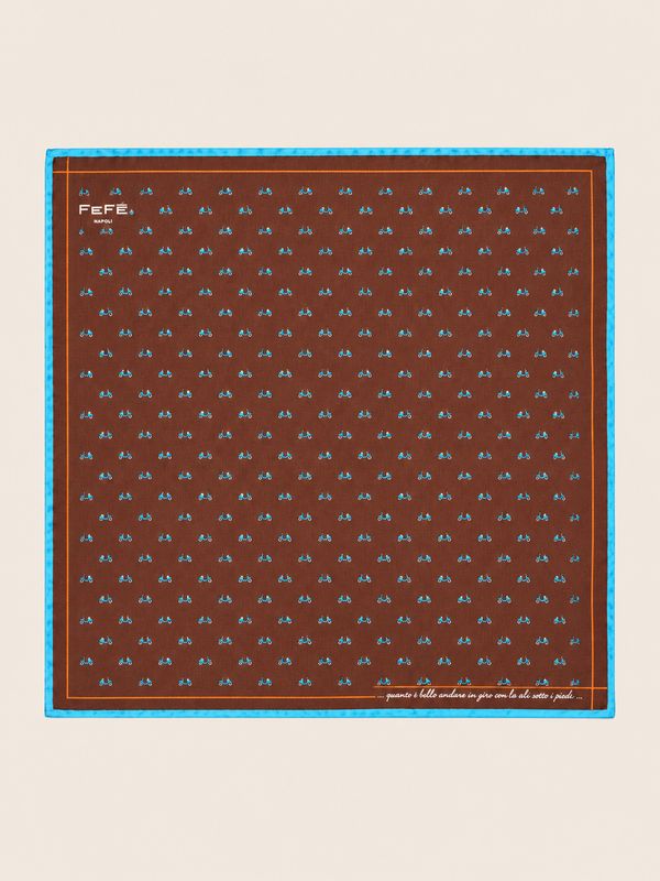 FEFÉ – Pochet Scooters | Bruin &amp; Turquoise