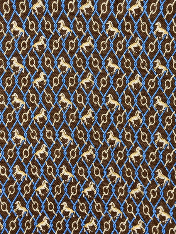 FEFÉ – Pochet Horsebits | Bruin &amp; Blauw