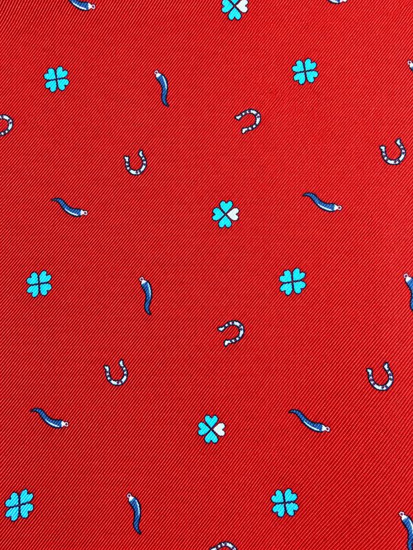 FEFÉ – Pochet Gelukssymbolen | Rood &amp; Blauw