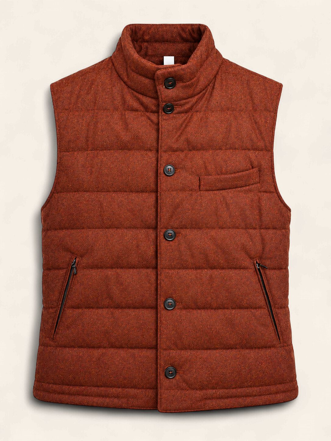 Harvie Blue Label – Flannel bodywarmer Drago | Roodbruin