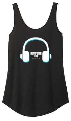 Dumpster Fire Headphones Women&#39;s Tank Top