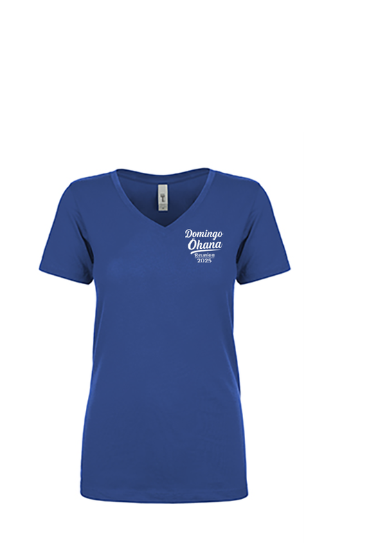 Domingo Ohana Reunion 2025 Womens V-Neck