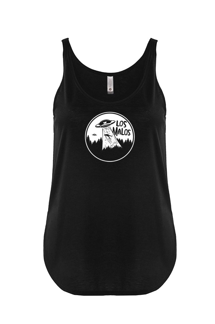 Los Malos Flying Saucer Black Festival Tank Top