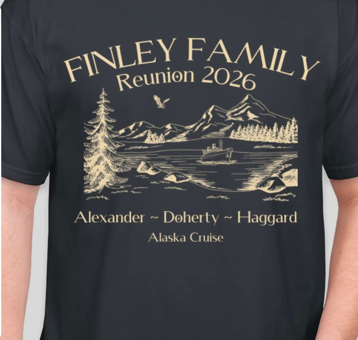 Finley Family Reunion 2026 T-Shirt - Graphite