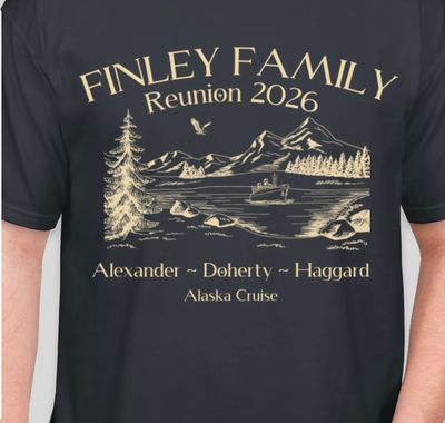 Finley Family Reunion 2026 T-Shirt - Graphite