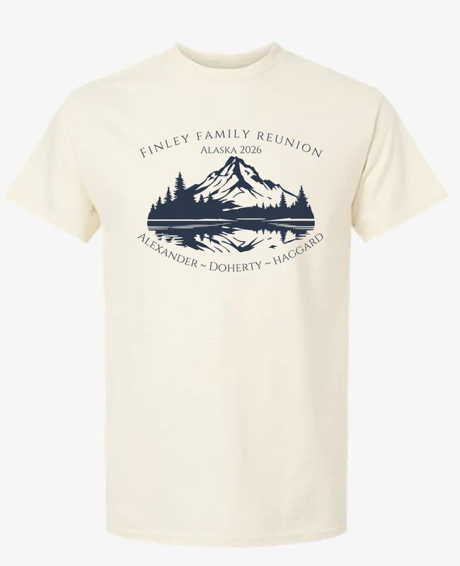 Finley Family Reunion 2026 T-Shirt - Natural