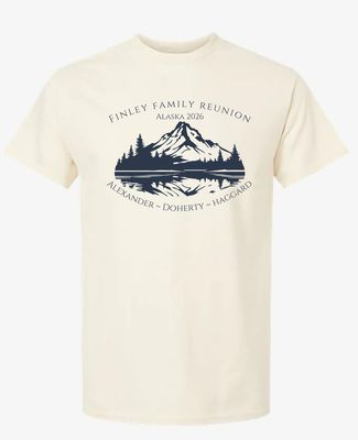 Finley Family Reunion 2026 T-Shirt - Natural