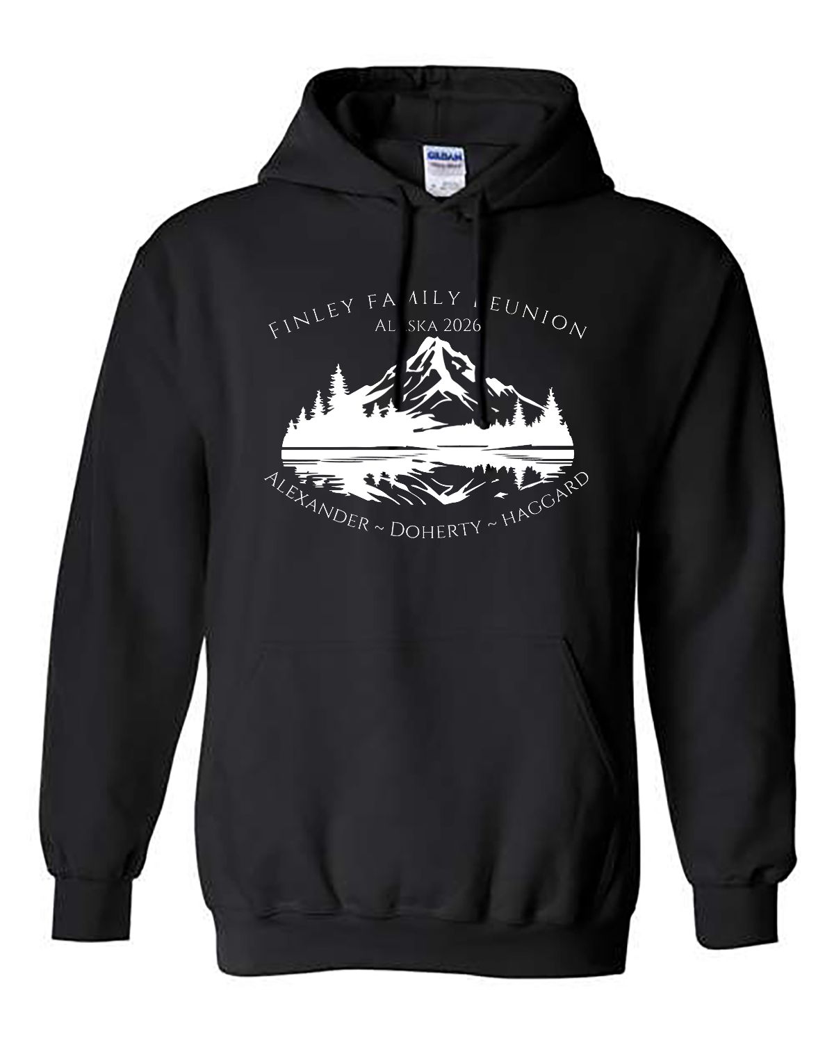 Finley Family Reunion 2026 Hooded Sweatshirt - Black