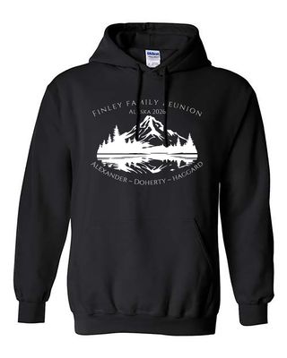 Finley Family Reunion 2026 Hooded Sweatshirt - Black