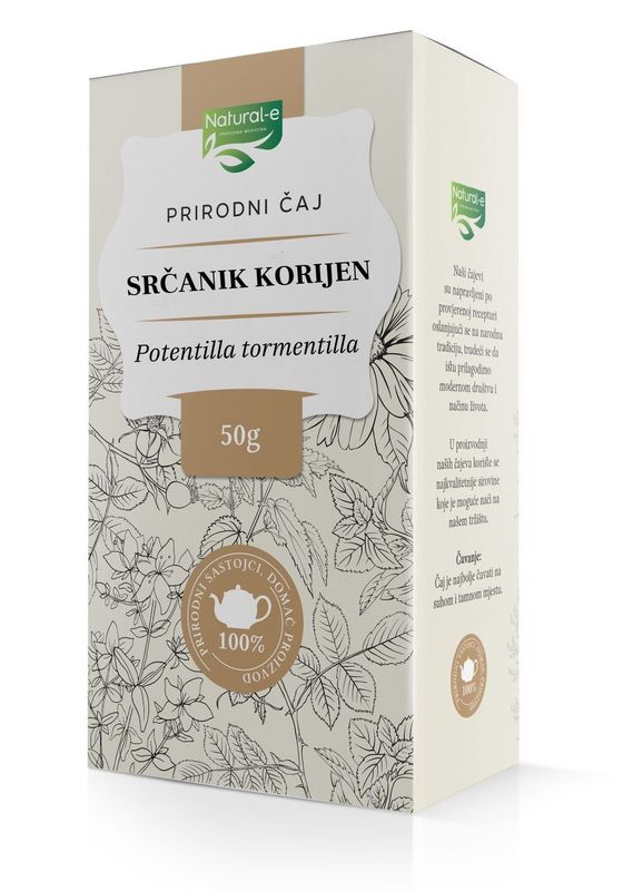 Čaj od korijena srčanika/petoprste/steže (Potentilla tormentilla) 50 g