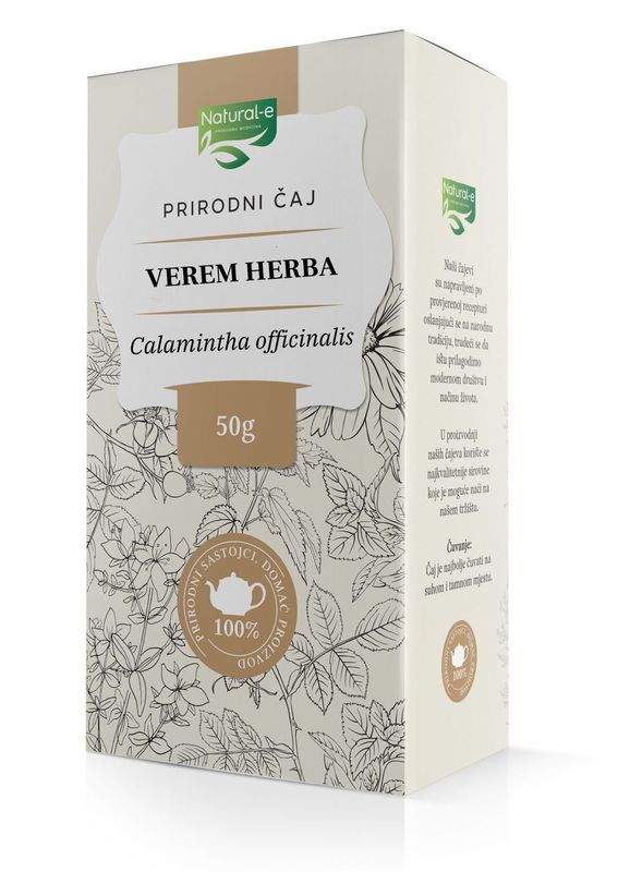 Čaj od herbe verema (Calamintha officinalis) 50 g