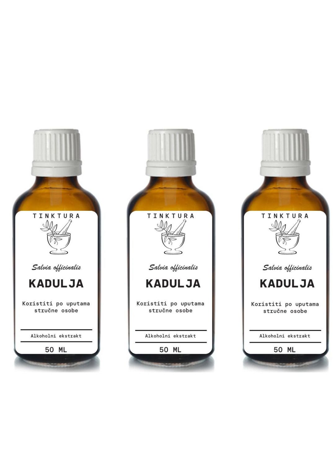 Tinktura od kadulje/žalfije /Salvia officinalis/ 50 ml - 3 komada