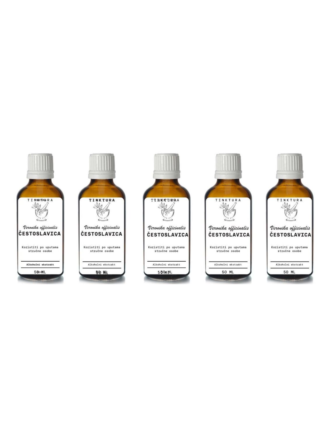Tinktura od čestoslavice /Veronika officinalis/ 50 ml - 5 komada