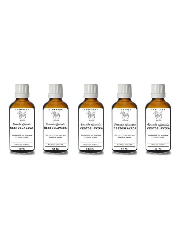 Tinktura od čestoslavice /Veronika officinalis/ 50 ml - 5 komada