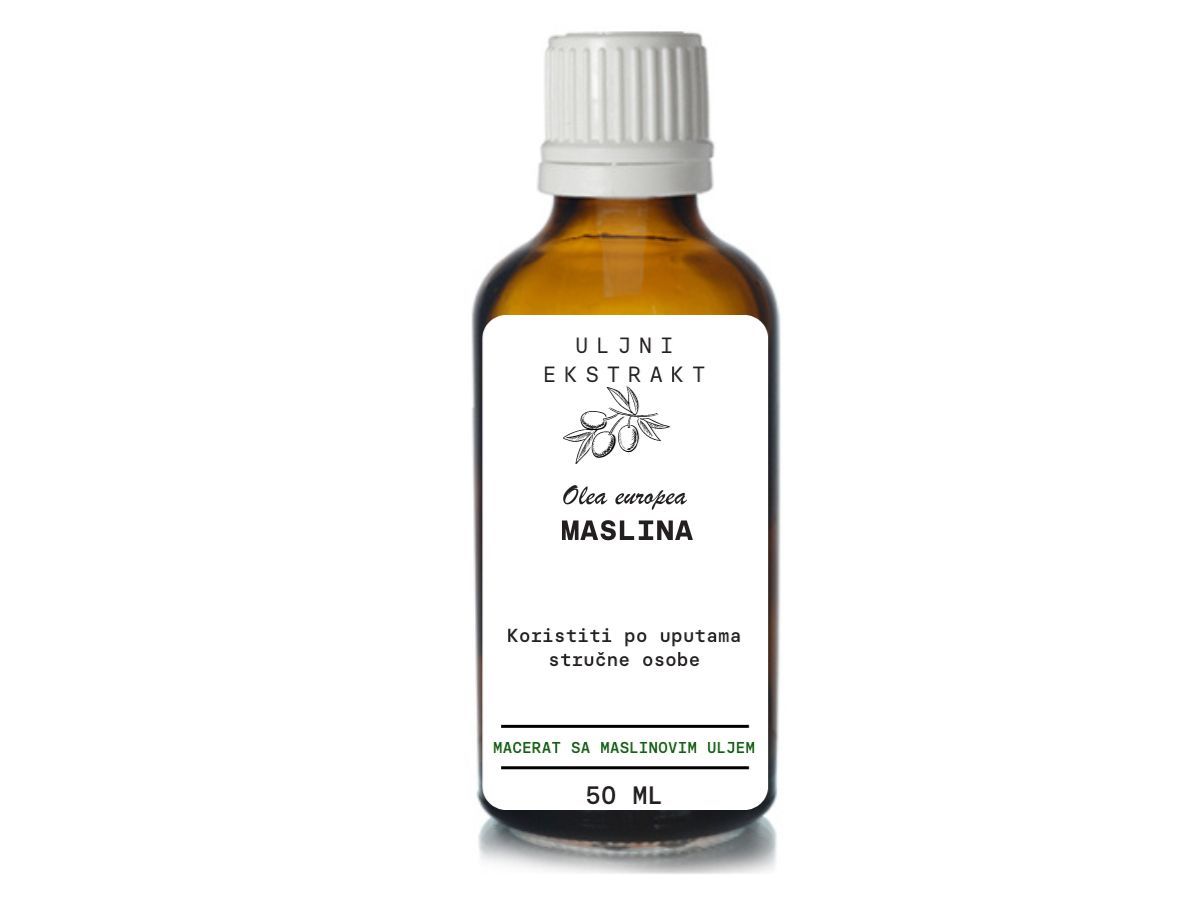 Tinktura od lista masline /Olea europea/ 50 ml - 5 komada
