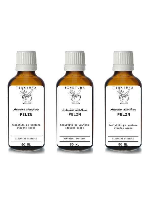 Tinktura od pelina /Artemisia absinthium/ 50 ml - 3 komada