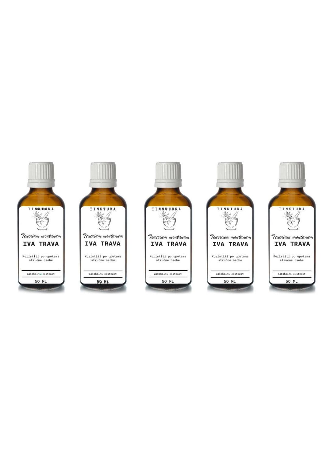Tinktura od ive trave /Teucrium montanum/ 50 ml - 5 komada