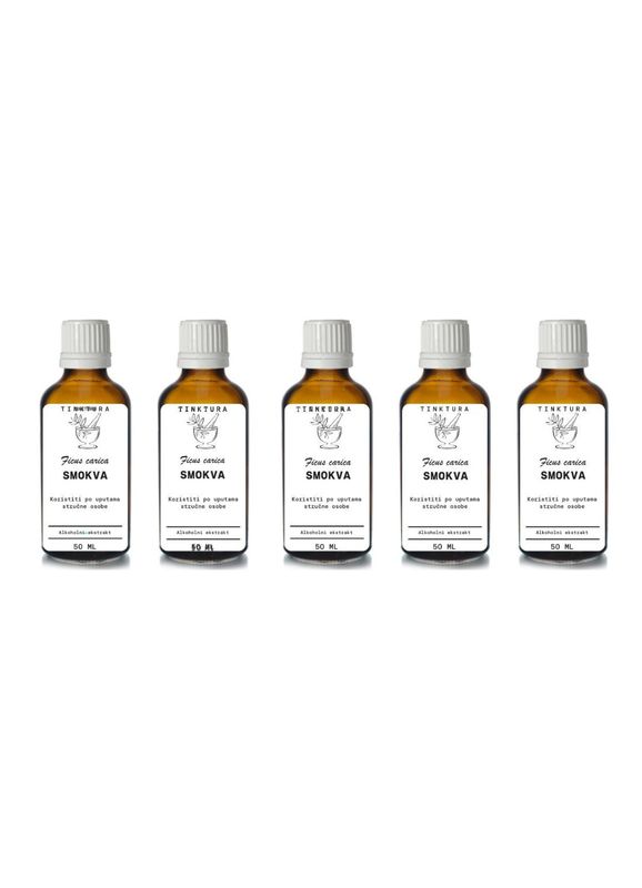 Tinktura od smokve /Ficus carica/ 50 ml - 5 komada