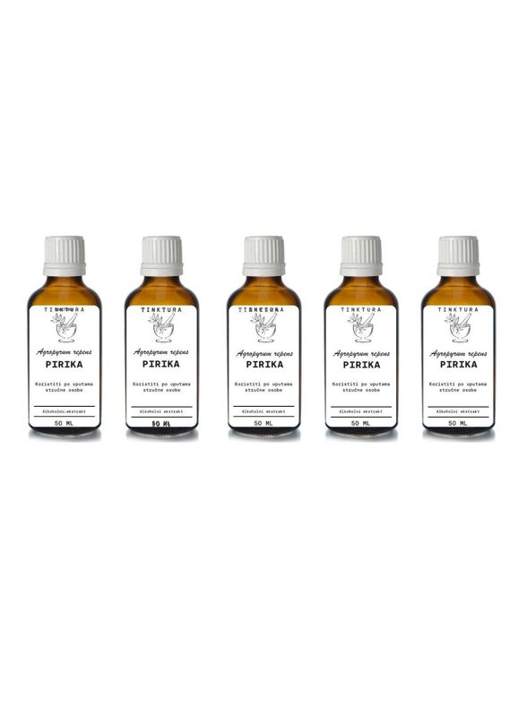 Tinktura od pirike (pirevine) /Agropyrum repens/ 50 ml - 5 komada