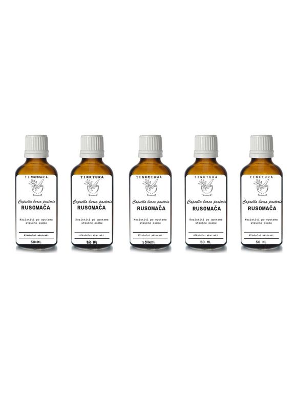 Tinktura od rusomača /Capsella bursa pastoris/ 50 ml - 5 komada