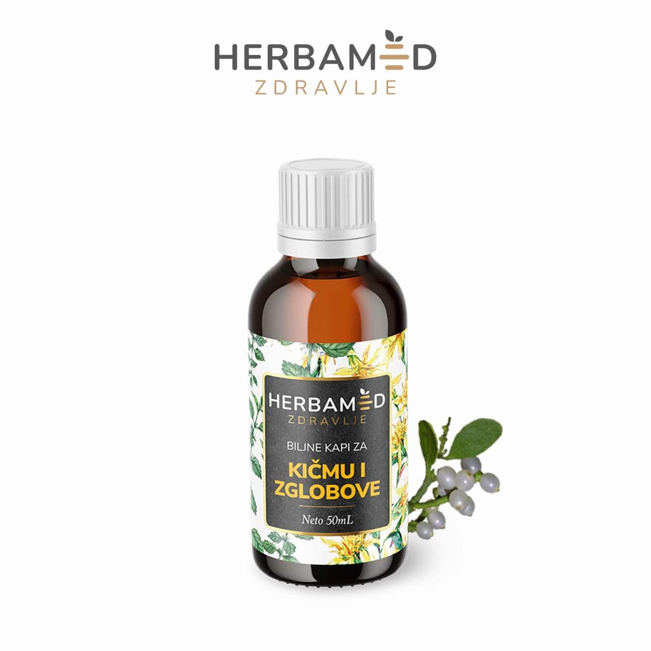 Herbamed kapi za kičmu i zglobove 50 ml