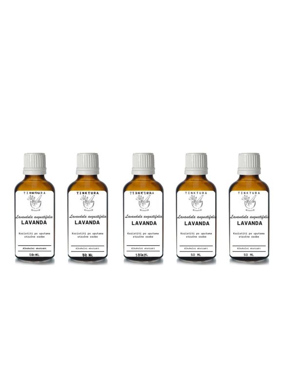 Tinktura od lavande /Lavandula angustifolia/ 50 ml - 5 komada