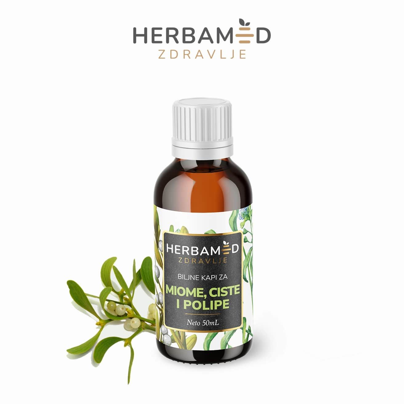 Herbamed kapi za miome, ciste i polipe 50ml