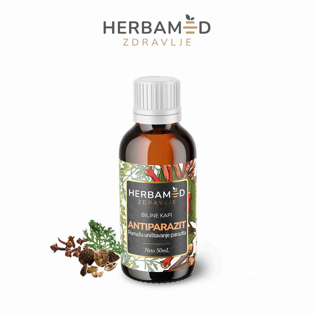Herbamed Antiparazit kapi 50ml