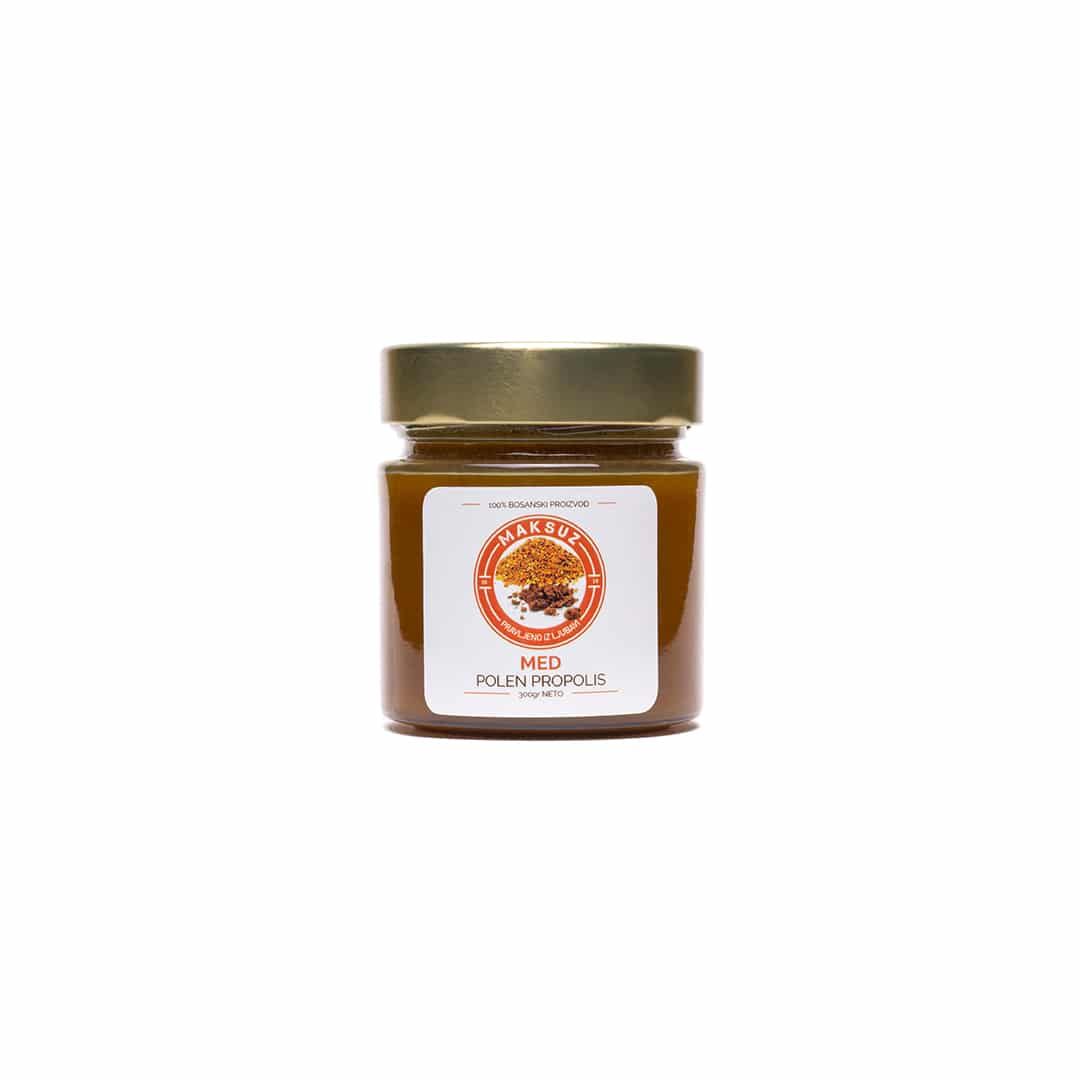 Maksuz med, polen i propolis 300 g